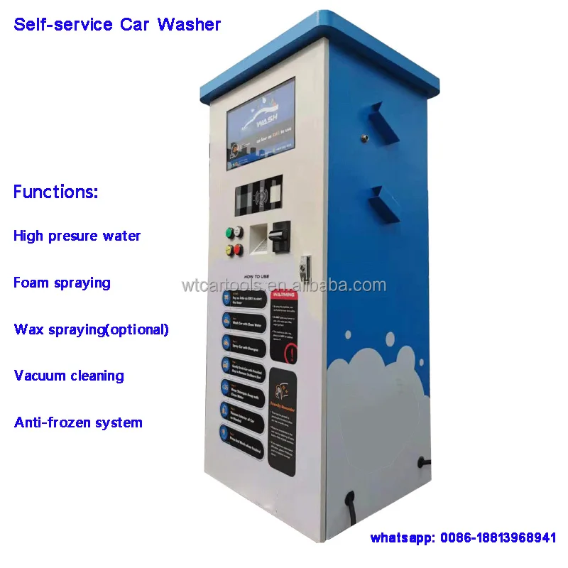 High quality coin operated self-service car washing machine factory direct