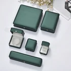 Leather Jewelry FENFEN Hot Sell Pu Leather Custom Logo Jewelry Packaging Box Bracelet Box For Wedding