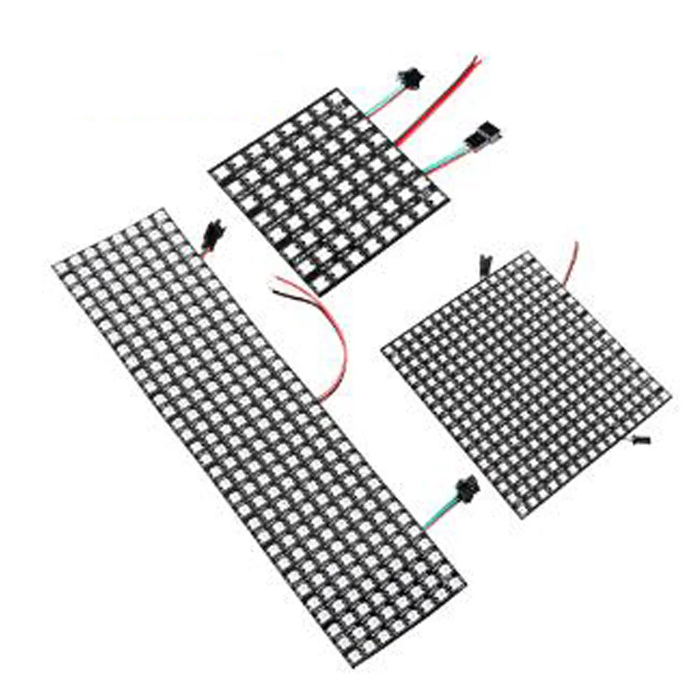 WS2812B 8x32 8-Bit Full Color 5050 RGB LED Lamp Panel Light Black White HO. WS2812B 8x32 8-Bit Full Color 5050 RGB LED Lamp Panel Light Black White HO.