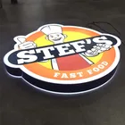 Led Lights Food Led Sign Light The Best And Cheapest Letter Box Stainless Steel Led Moving Sign Lights For Fast Food