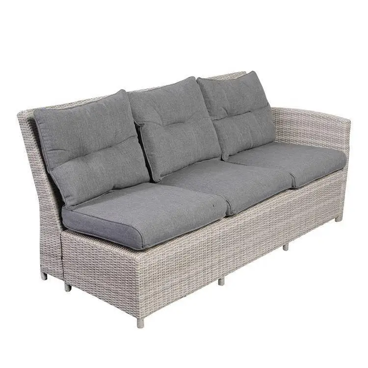 product synthetic durable pe outdoor 3 piece patio corner set lounge sofa rattan garden furniture sofa set-6