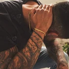 Jewelry Bracelet Gemnel Hot Selling Men Fashion Jewelry 5mm Twisted Rope Chain Bracelet For Men And Women