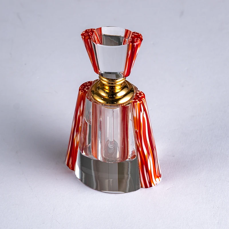 product wholesale hot sale 6ml high quality luxury glass empty bottle four color new crystal perfume bottle-7