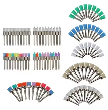 cup style nylon disposable dental prophy brush polishing brush