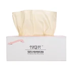 Bamboo Paper 100% Soft Roll Bamboo Fabric Polyester Stock Removeable Flower Facial Tissue Paper For Women