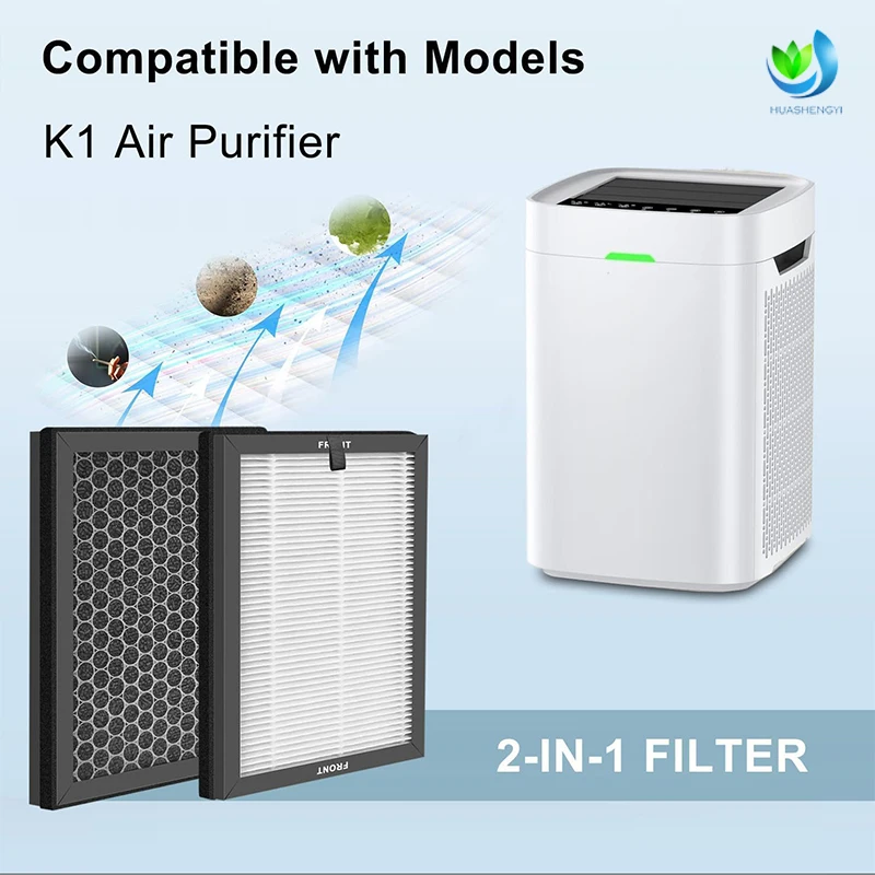 product factory customize replacement filter compatible with lunino k1 air purifier true hepa filters-4