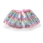 Beads Best Selling Rainbow Beads With Large Pink Bow Skirt For Party Suit