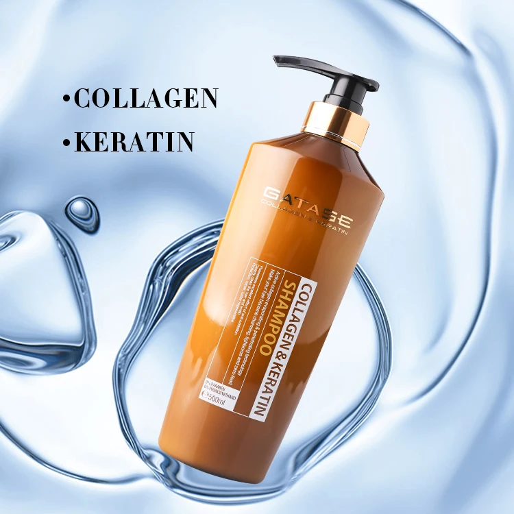 OEM/ODM natural keratin and Collagen shampoo for anti dandruff and hair loss