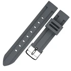 Modern Watch Watches Bands Straps Modern Gray Band 20mm Original Rubber Watch Strap