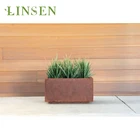 Cut Pot Customized Laser Cut Corten Steel Pot