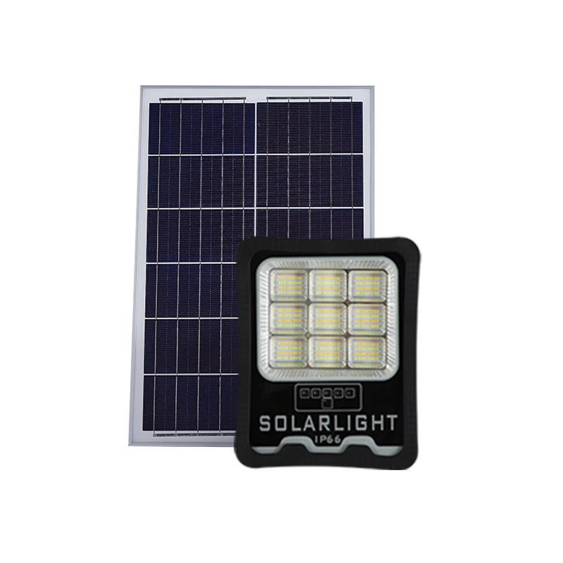 IP66 protection grade outdoor pathway lighting multiple color temperatures clean energy led floodlight solar street light