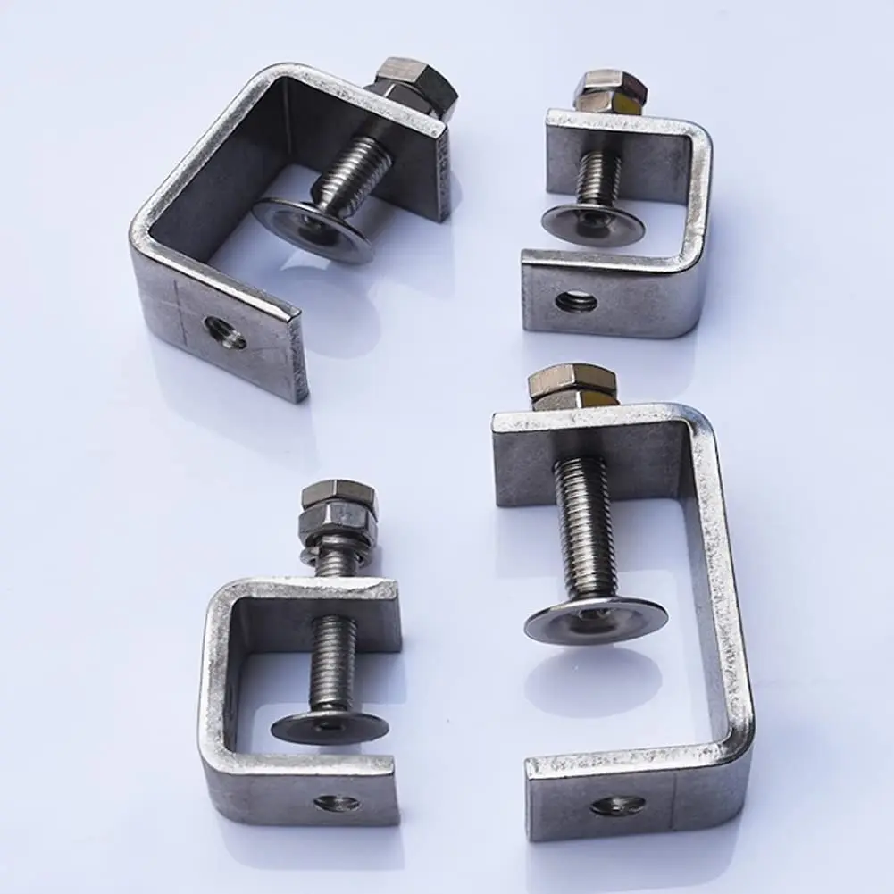 Stainless Steel Tiger Cable Clip C Clamp Heavy Duty Metal C Clamp