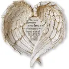 Craft Wings Vintage Resin Gift Craft Angel Wings Memorial Wall Plaque
