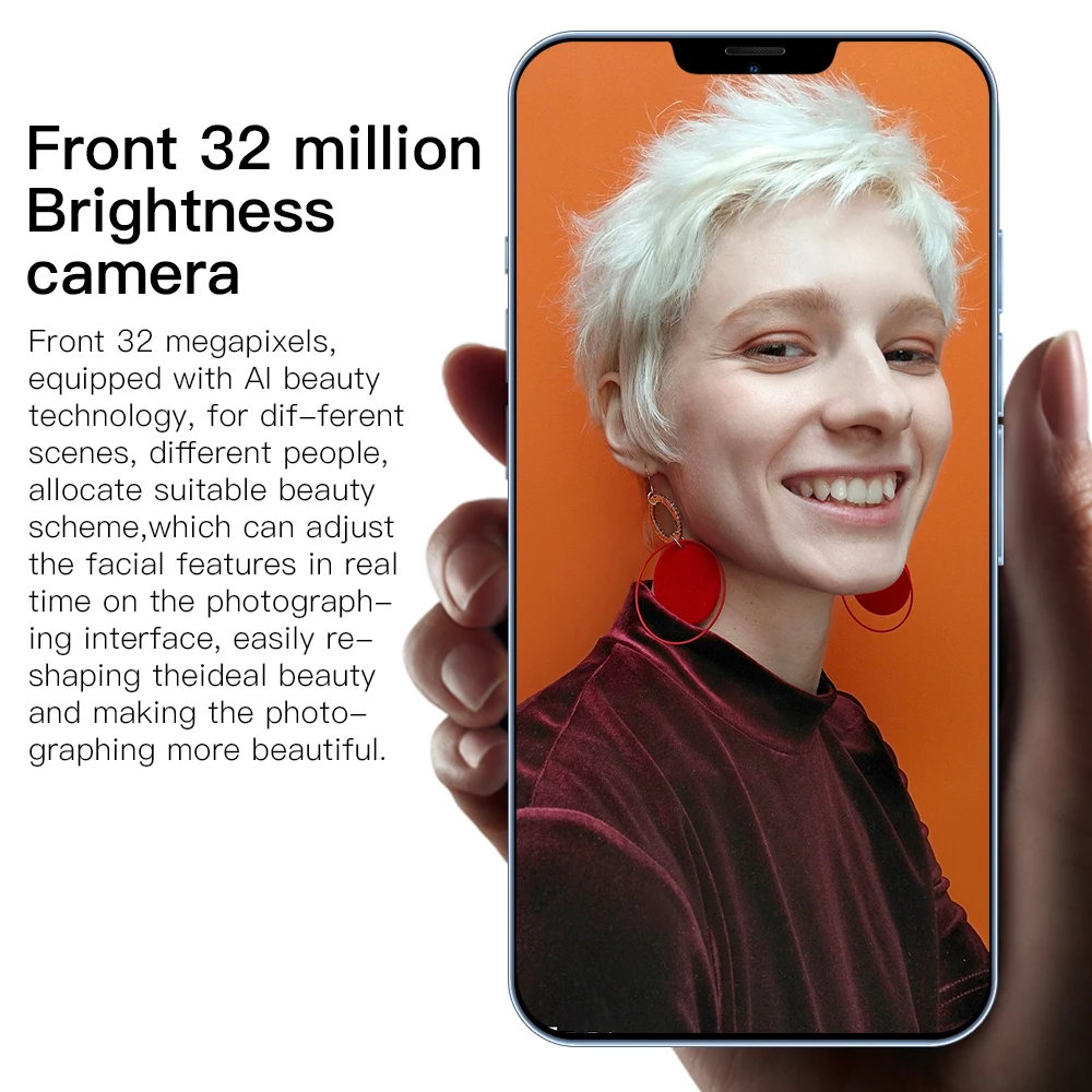 i13 Pro Max 6,7 pulgadas 16GB + 512GB teléfono inteligente Android 10 core 5G, identificación facial, versión global, teléfono móvil 28 H2f9df21134db404faedafda685f44c609