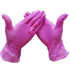 Gloves Optional Nitrile Black Gloves Factory Home Nitrile Black Blue Pink Colorful Beauty Salon Manicure Food Service Gloves