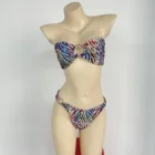 Beachwear Oem Swimwear Beachwear Extreme Sexy Printed Bathing Suit Mini Micro Bikini For Women