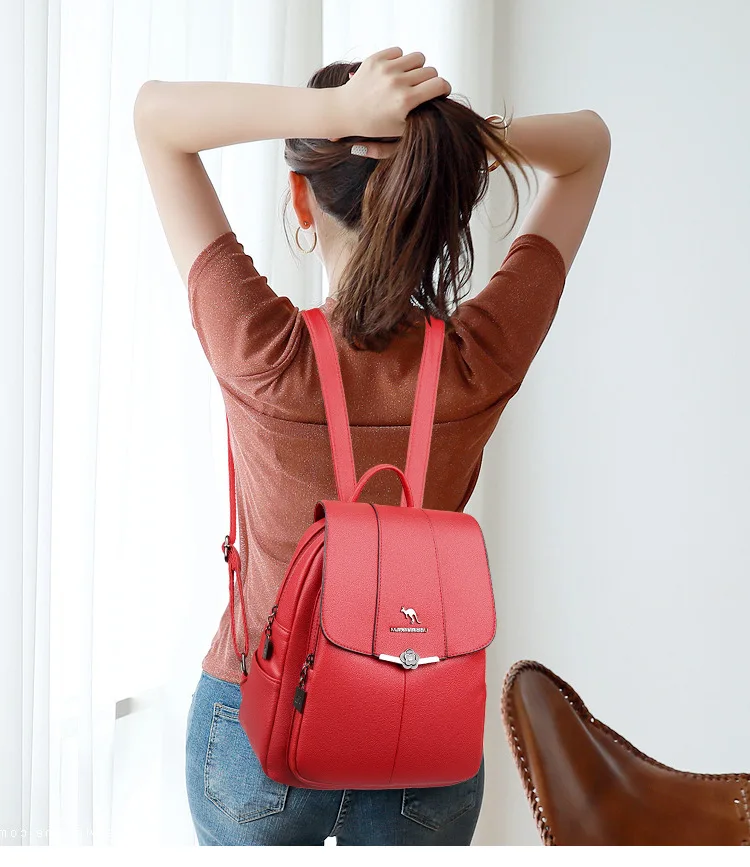 Hot Sell Large Fashion School Teenage Shoulder Backpack Bag for Women Lady Girl Travel Back Pack Bag Girls Women