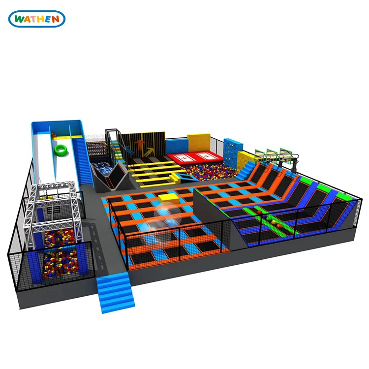 China Bounce Trampoline Park Franchise Trampoline Parks Indoor With