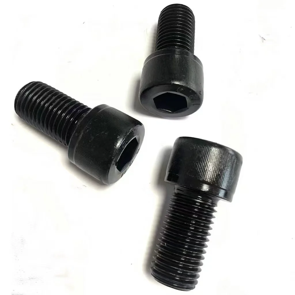 Customized Steel 12.9 Round Head Black Oxide High Strength Bolts supplier