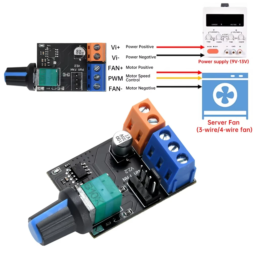 Speed Controllers Regulators, DC12V, 4-Wire, PWM - detail 26