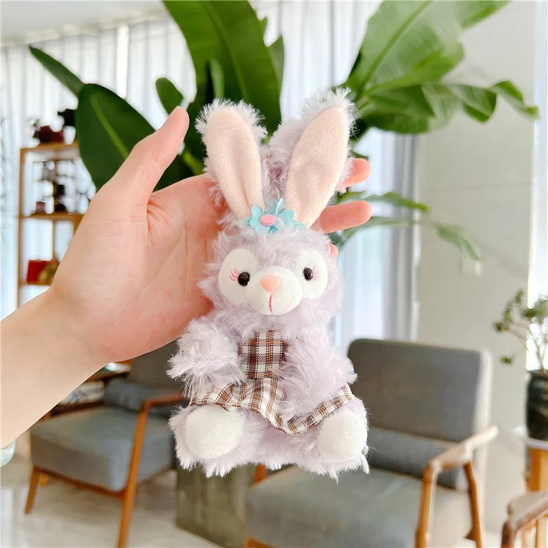 Wholesale Kawaii Bunny Cartoon Anime Llaveros Cute StellaLou Kids toys Bag accessories Plush Toys Plush key chains