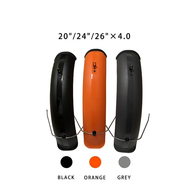 ROADUP Adjustable Durable Electric Fat Bicycle Fender ABS Plastic for Mountain Road Bike All-Weather Use