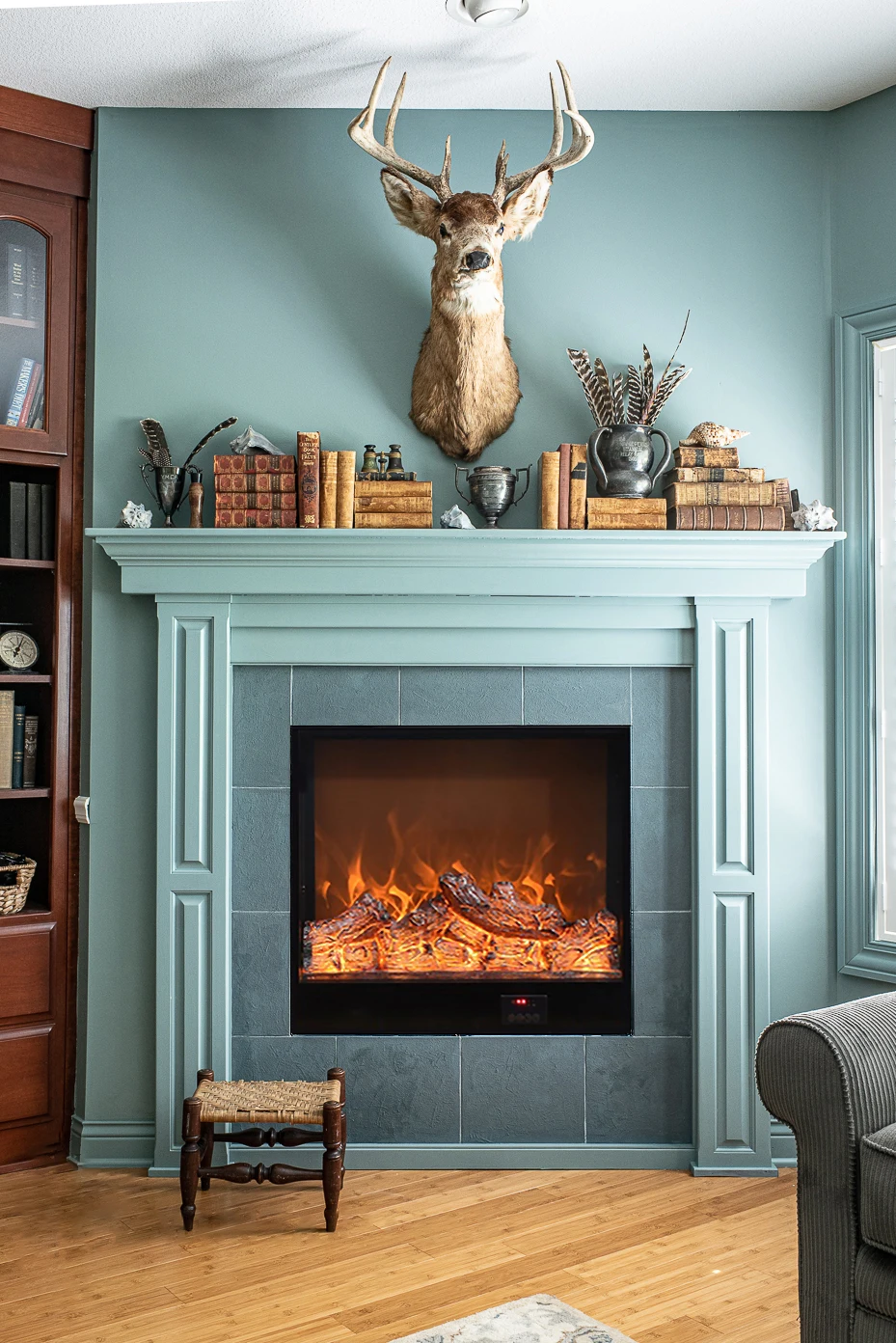 Wall Electric Insert Fireplace, 110-240V, 20W - detail 4