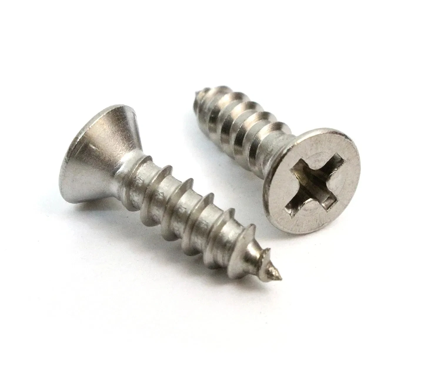 Custom Size Stainless Steel Countersunk Cross Recessed Self-Tapping Cap Head Bolts for Building Applications factory