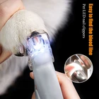 Pet Pet Shop Professional With Magnifying Glass Sharp Scissors Stainless Steel Dog Cat LED Pet Nail Clipper