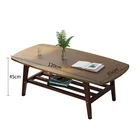 Square Table European Modern Simple Home 4 Feet Square Solid Wooden Side Coffee Table