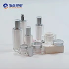 Cream Day Square Factory Price Acrylic Cosmetic Cream Jar 15g 30g 50g Face Cream Day And Nignt Cream Cosmetic Container