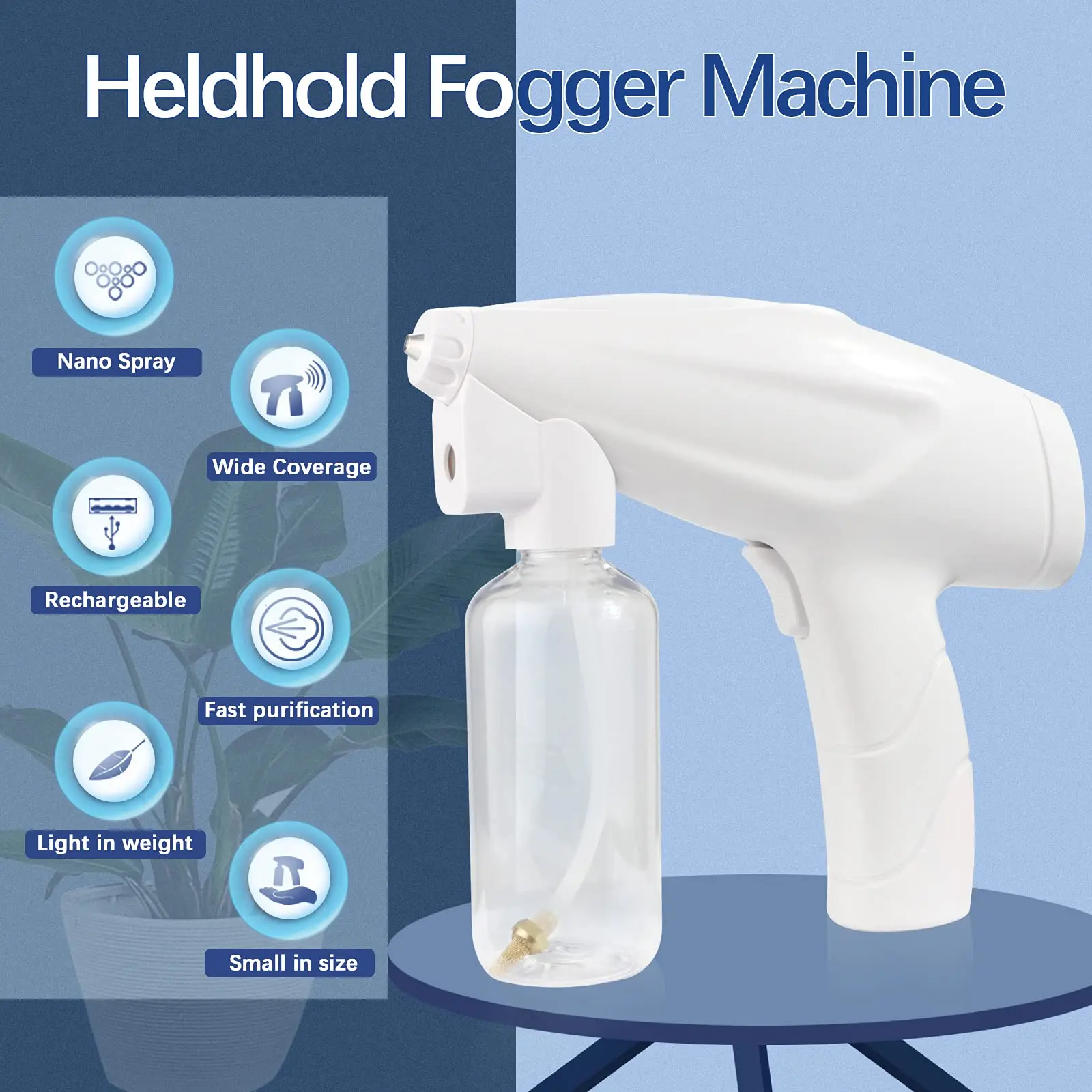 Home Car Use Spray Gun Nano Blue Light Spray Gun,K6 Nano Atomizing Spray Gun,K5 Nano Spray Gun