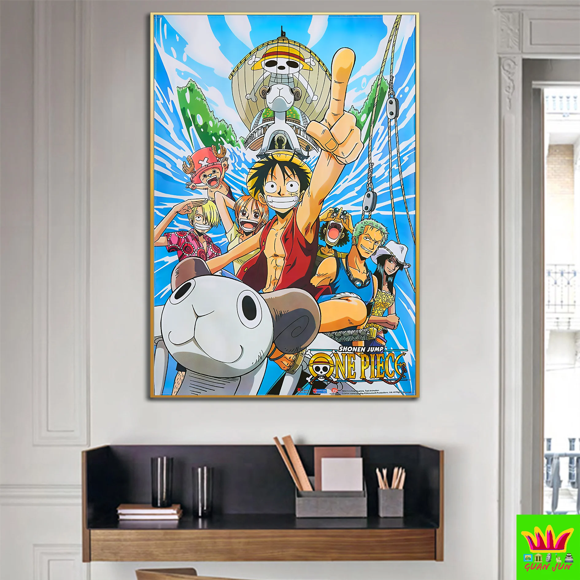 Modern Simplicity Anime One Piece Art Painting Japanese Anime Protagonist  Poster Cartoon Art Canvas Painting Youth Room - Buy One Piece Anime Youth  Room Decoration Japanese Anime Poster Anime Decorative Wall Painting,Pirate