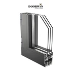 DOORWIN'S Thermal Break Aluminum Inswing Casement Windows Tilt Turn Windows Corner Sample
