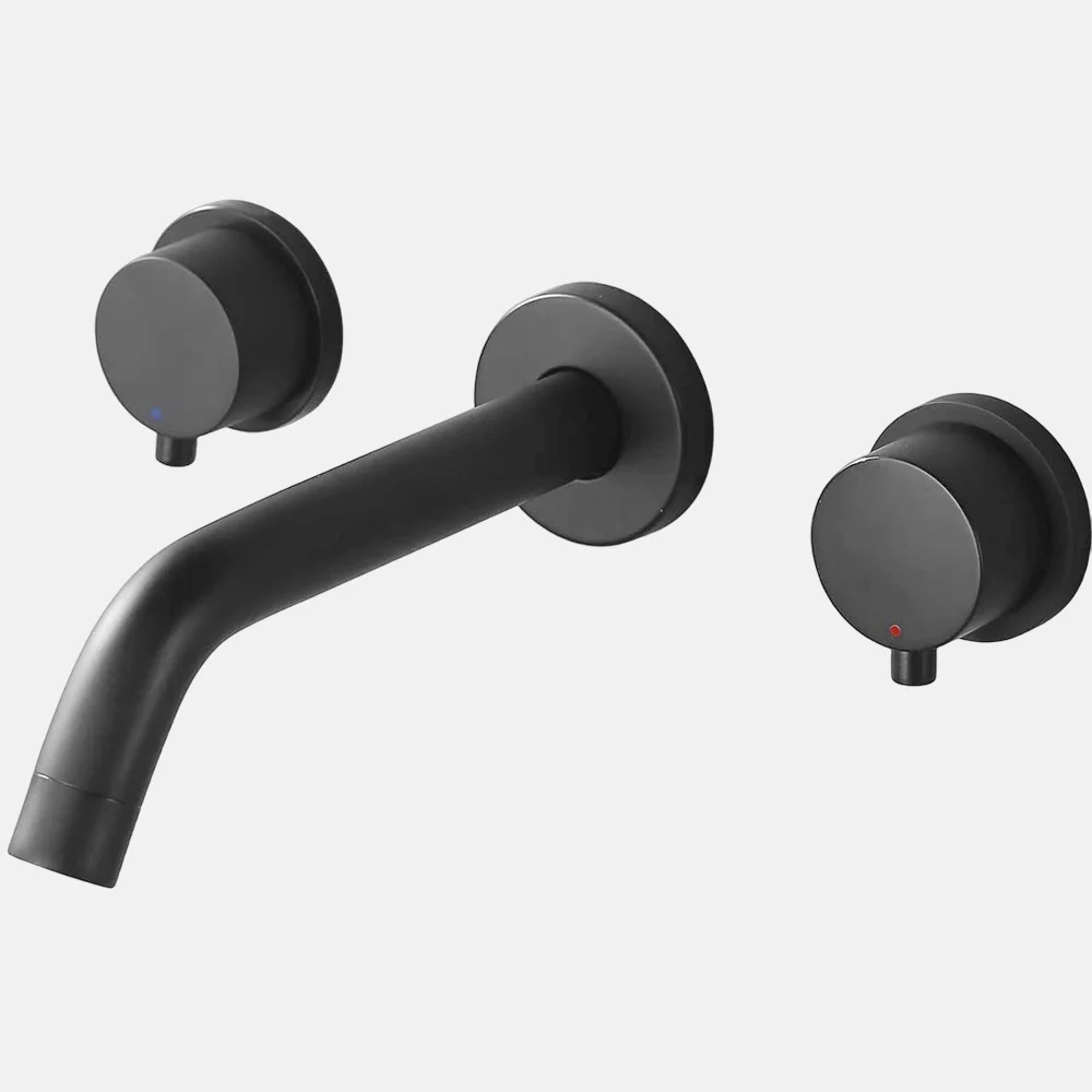 3 Hole Wall Mounted Basin Faucet