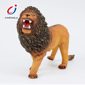 Cheap kids soft plastic vinyl wild natual world lion model forest animal toys