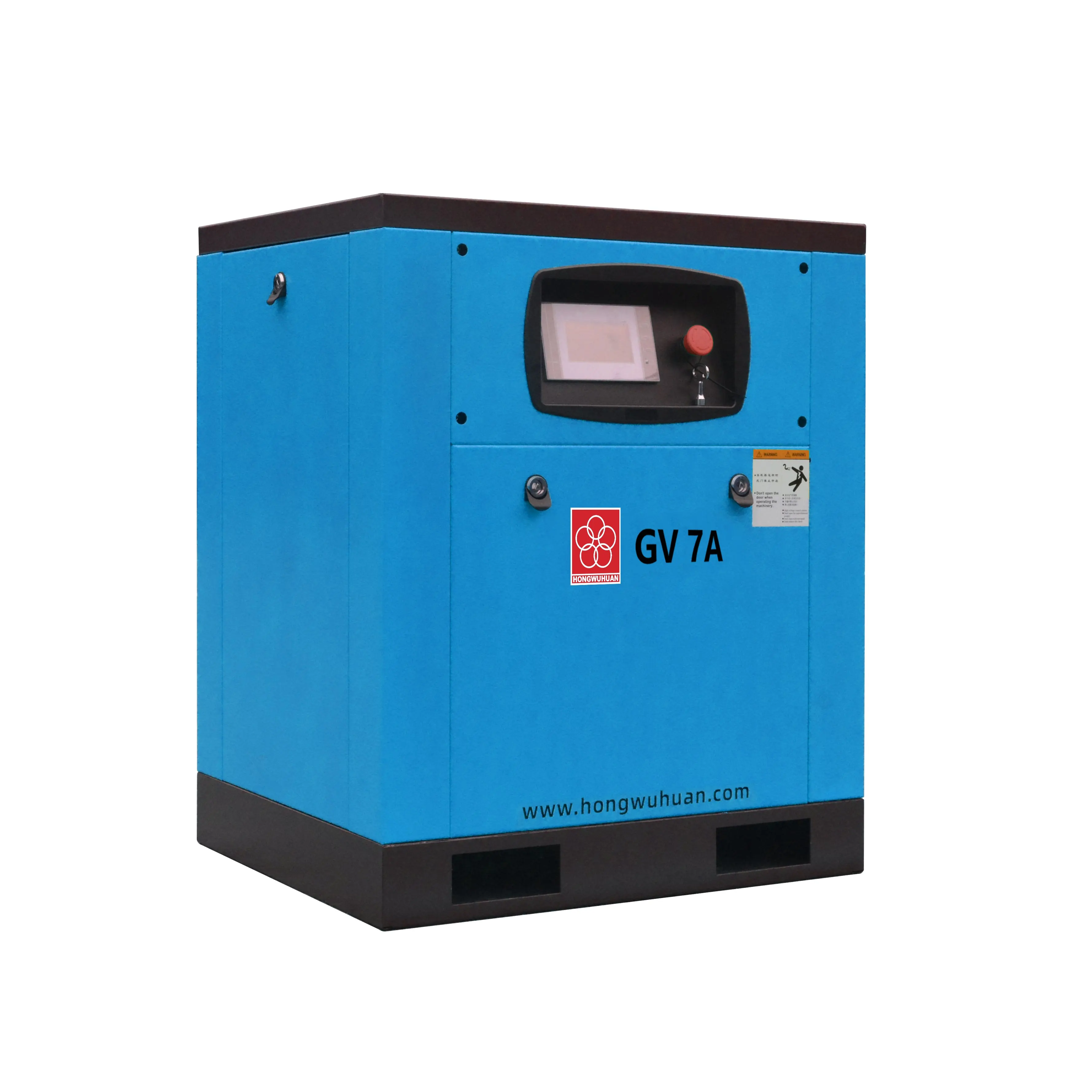 New 7.5kw to 37kw Series Screw Air Compressors 8bar Working Pressure Lubricated AC Power Source
