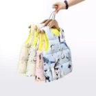 Nylon Pink New Fashion Graffiti Vest Light Weight Children Vest Down Feather