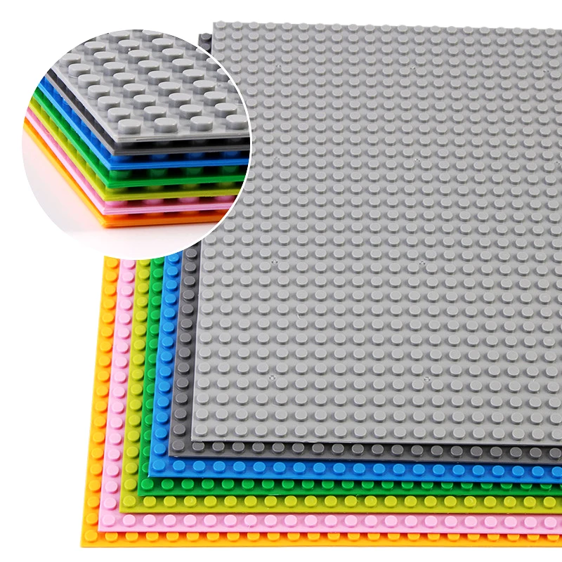 Wholesale  Kids Toys Online Plastic Compatible Building Blocks Wall Desktop Toys Compatible Block Base Plate