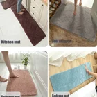 Bath Mat Bath Mat Mat Factory Wholesale Microfiber Absorbent Non Slip Shaggy Bath Mat For Bathroom