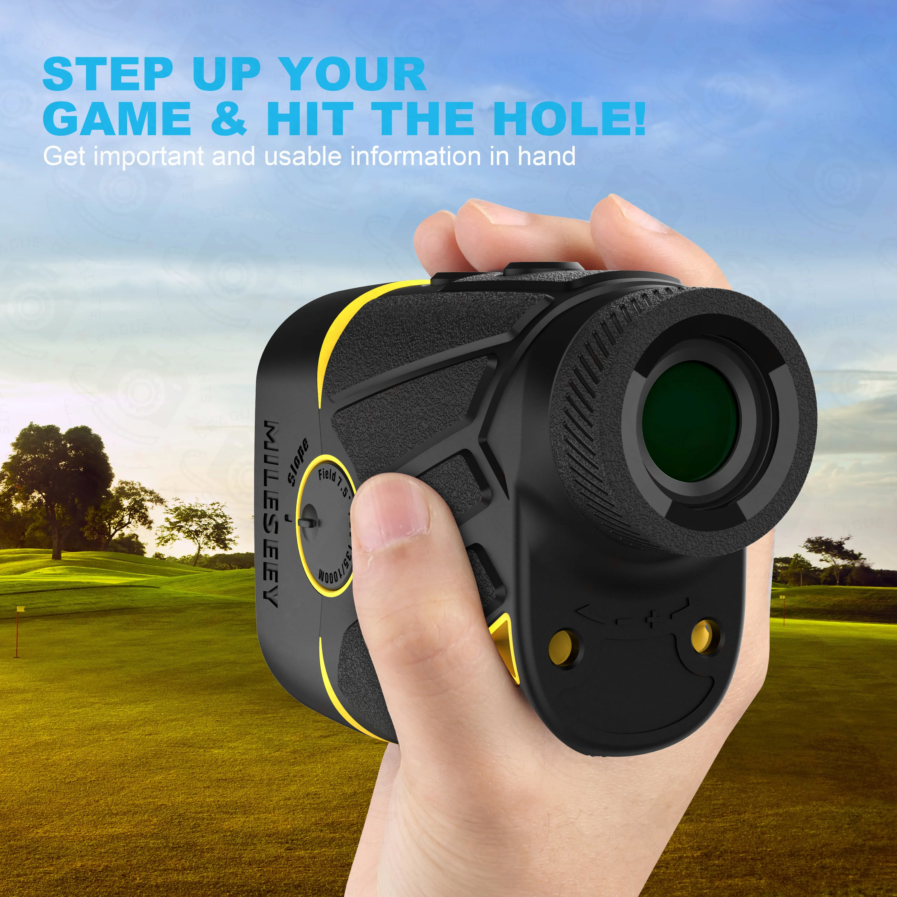 Professional Mileseey Pfs Wide Vision Degree Lens Golf Laser Range