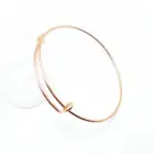 Bangle Charming Basic Stainless Steel Jewelry Bisuteria Silver Tone Adjustable Expandable Bangle Bracelet