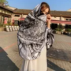 Scarves Satin Customized Silk Scarf White Silk Scarves Satin Shawl Slik Scarf