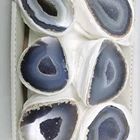 Natural Agate Agate High Quality Natural Folk Art Gift Mineral Specimens Agate Geode