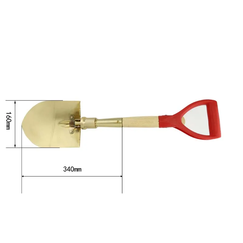 Made in China Multi - Function Brass Garden Non Spark Foldable Folding Spade Forlding Shovel manufacture