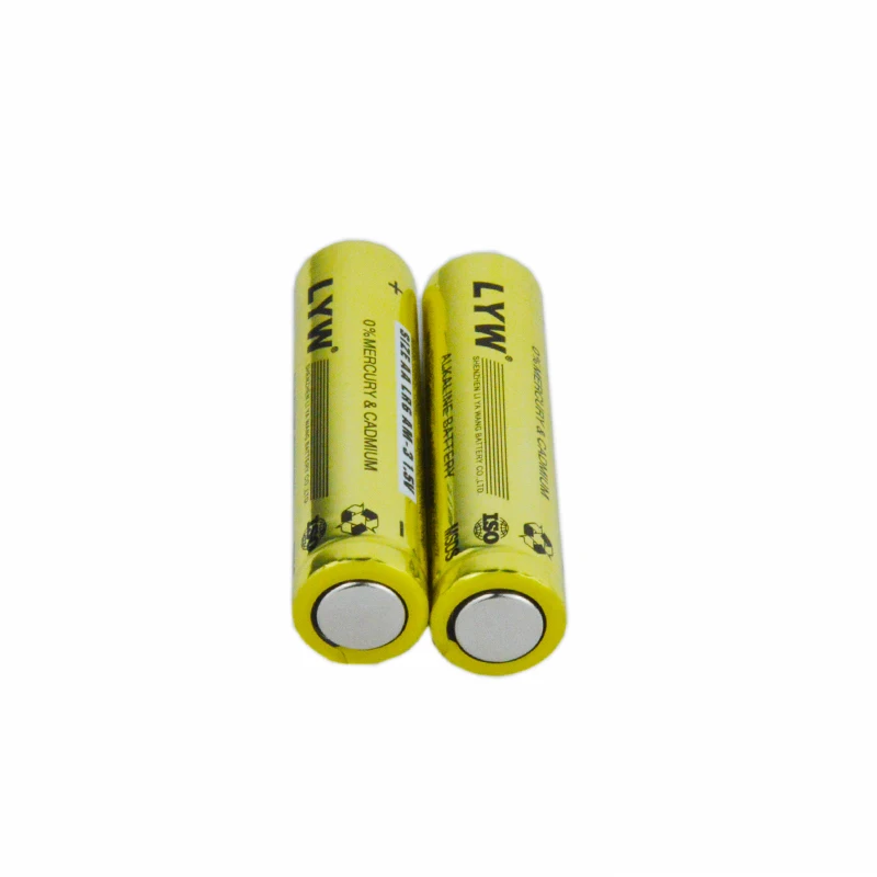 lyw aa alkaline battery lr6 1.5v dry battery