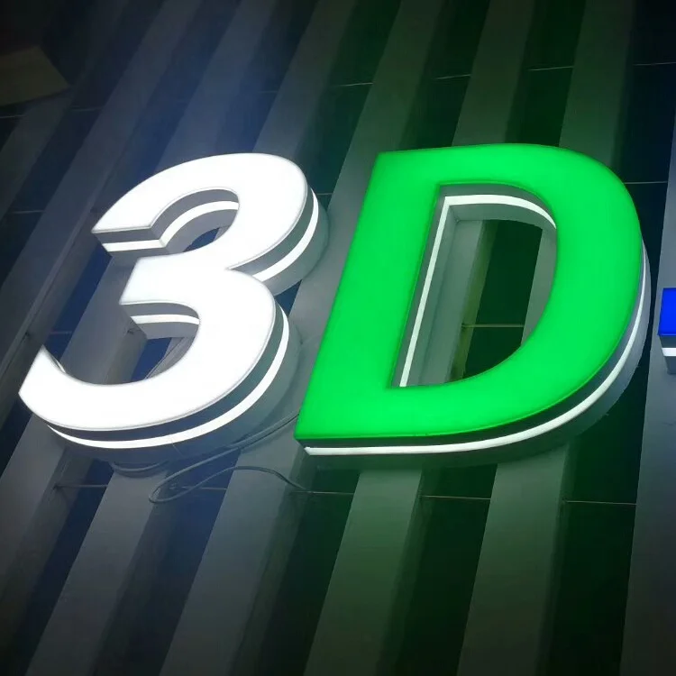 3d letters led