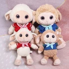 Sheep Eyes Plush White Sheep 50cm Dangling NICI Plush Toys Stuffed Animal Toys Big Crystal Eyes