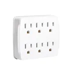 Extender Wall Outlet Super Practical And Factory Price USA Wall Socket 6 Outlets 3Pin Plug Outlet Extender