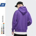 Black Blank Hoodie Wholesale Custom Logo Mens Black Fashion Long Sleeve Blank Pullover Cotton Mens Hoodie